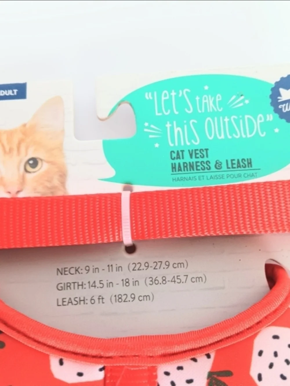 Whisker City Bundle Of 2 Adult Cat Harness Vest & Leash Combo NWT